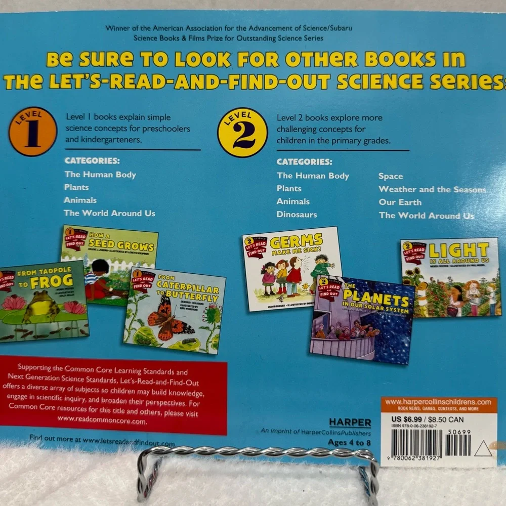 Harper Let's Read and Find Out: My Five Senses - Kids Science Book (1989)